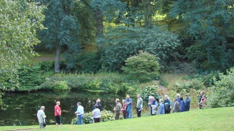 Visit by Hankelow Amenities Group to Hodnet Hall Gardens in September 2010